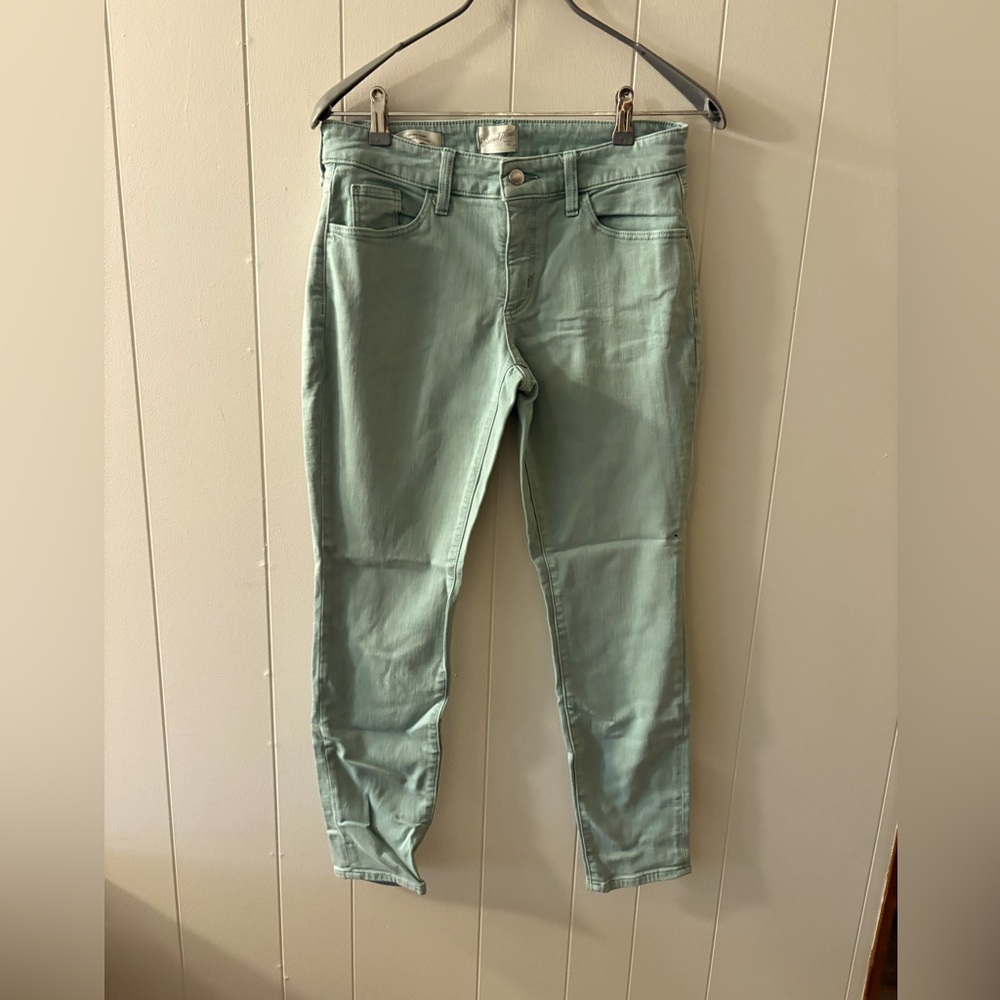 Universal Thread Women's Jeans size 6 Aqua Green Casual Gorpcore